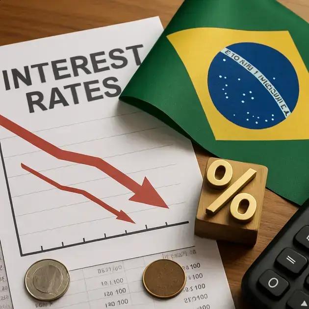 Brazil Cuts Selic Interest Rate to 14.75 Percent for First Time in Two Years